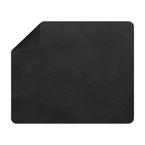 Uxcell Dish Drying Mat for Kitchen Counter, 24" x 20" Absorbent Coffee Mat Rubber Backed Hide Dirt for Kitchen Countertop Coffee Mat Heat Resistant Non-Slip, Black