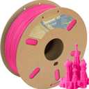 DURAMIC 3D PLA+ Filament 1.75mm 1Kg Magenta, PLA Plus Filament 1Kg Spool(2.2lbs) Tougher and Stronger, Dimensional Accuracy Probability +/- 0.02mm