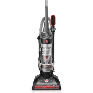 Hoover WindTunnel Cord Rewind Pro Bagless Vacuum Cleaner, Corded Upright Vacuum Cleaner for Carpet and Hard Floor, Multi-Cyclonic Filtration, 25ft Auto-Rewind Cord, 5-Height Adjustment