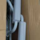 Drive Medical Folding Steel Bedside Commode Chair - Portable 3-in-1 Toilet Solution - Adjustable Height - 7.5 Qt Bucket Included - Durable Powder-Coated Steel Frame - Supports Up To 350 Lb (Grey)