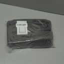 NICETOWN Accordion Blackout Door Curtains for Doorway, Thermal Insulated Privacy Closet Curtains Room Divider Sliding Door Shade for Living Room/Bathroom/Bedroom, 1 Panel with Hooks, W38 x L80, Grey