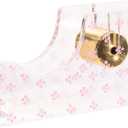 Laura Ashley English Garden Tape Dispenser 5 Floral Acrylic & Gold Desktop Tape Holder Stylish Aesthetic Office Supply for Home & Work Heavy-Duty Cutter with Gift-Ready Packaging