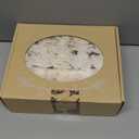 N&T NIETING Roses Artificial Flowers, 50pcs Fake Flowers Foam Roses for DIY Wedding Bridal Bouquet Baby Shower Party Cake Wall Decoration, Cream