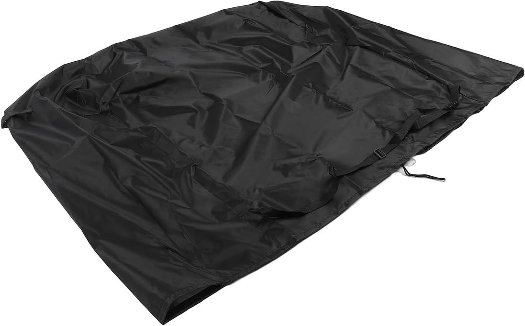 Patio Fireplace Cover, and Outdoor Fireplace Cover with Design and Adjustable Ropes for Outdoor Furniture