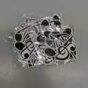  12 PCS Musical Note Banners Music Themed Party Decorations Hanging Swirl Musical Notes Garland Kit Music Note Paper Cutouts for Music Concert Music Themed Birthday Wedding Baby Shower Party Decor