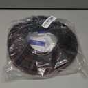 40 Feet Rubber Weather Stripping Door Seal Strip, Self-Adhesive Backing D-Shape Door Weatherstripping for Door Frame Insulation Large Gap, Easy Cut to Size(Black)