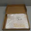 Woanger 300 Pcs Wedding Favor Buffet Bags Bulk 5 x 7 Inch Love Is Sweet Themed Treat Paper Bags White Self Adhesive Wedding Gift Candy Cookie Party Favor Wrap Supplies for Birthday Bridal Baby Shower