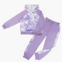 GRACE KARIN Girls 2 Piece Pant Sets Girl Long Sleeve Hooded Sweatshirt Clothes Set Kids Sweatpants Outfits, Size 6-14