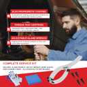 11.8 Inch Heavy Duty Gland Nut Wrench Set | Adjustable Spanner Wrench for 2-9" Hydraulic Cylinders | Includes 5/32", 1/4", 5/16", 3/8" Pins & Gloves