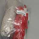 4 Pcs Black Santa Christmas Toilet Seat Cover Set, African American Bathroom Decoration Set with Toilet Seat Cover, Non Slip Bathroom Rugs, Tank Cover, Tissue Box Cover for Bathroom Indoor Decor