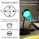 Sunset Lamp Projector Led Lights for Bedroom Night Light RGB Lights Sun Sunlight Sunrise Lamp 10w 360 Rotation Mood Lighting Home/Room Decor Christmas Gifts for Women,Tabletop Multicolor (Black)