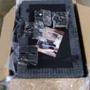 Vesgantti 109" U Shaped Cloud Sectional Sofa, Comfy Corduroy Upholstered Sectional Modular Sofas for Living Room, Modern Modular Couch with 2 Ottoman Deep Seat, Dark Grey