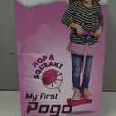 New Bounce Pogo Stick for Toddlers - Foam Jumper for Age 3,4,5,6,7,8 - Outdoor Jumping Toys - Birthday Gift for Toddler Girls and Boys (Pink)