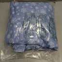 Cal King Christmas Blue Snowflakes Sheet Set - Holiday Xmas Pattern Bedding Set - Deep Pockets - Snug Fit - 4 Piece - Wrinkle Free - Comfy Festive Winter - Holiday Sheets for Women, Men, Kids & Teens