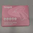 Stitch Gun for Clothes - Handheld Stitch Gun Quick Clothing Fixer - Tagging Gun - Includes 6 Needle, 1000 Black Fasteners & 1000 White Fasteners (Pink/Orange)