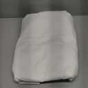 Split Corner Bed Skirt 18 Inch Drop Twin Size 100% Egyptian Cotton Wrinkle and Fade Resistant Twin Size, White Solid