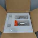 Bathroom Vanity Light Fixtures, Glass Tube Wall Sconces Set of 2, Nickel coloured base, Bathroom Wall Lights, Bedroom Bedside Wall Light, Wall Lamp For Dressing Table, Living Room, And Hallway