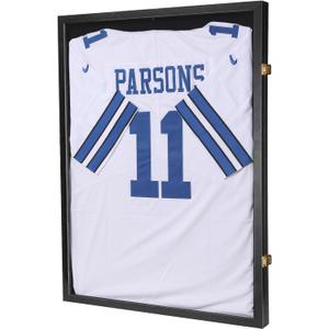 Jersey Frame Display Case -Shadow Box with 98% UV Protection Acrylic and Hanger for Baseball Basketball Football Hockey Sport Shirt (1 Pcs, 20x30 for Adult)