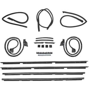 Set of 17 Door Tailgate Weatherstripping Seal Kit Replacement for Chevy El Camino GMC Caballero 1978-1987 2135478