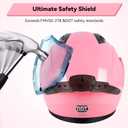 Modular Flip up Motorcycle Helmets for Men Women, DOT Approved, Medium