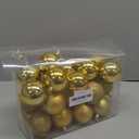 24ct 2.36 Inch Christmas Balls Ornaments for Xmas Christmas Tree - Shatterproof Christmas Tree Decor Hanging Ball for Holiday Wedding Party Decoration (Gold 60mm)