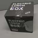 Electric Lunch Box for Adults, 34oz Portable Food Warmer with Insulated Carry Bag Dishwasher-Safe for On-the-Go Car/ Truck/ Office/ Travel Use, Stylish Food Heater Ideal Men Women's Gifts (Black)