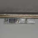 Ivilon Drapery Window Curtain Rod - End Cap Style Design 1 Inch Pole. 72 to 144 Inch Color Warm Gold