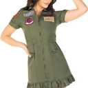 Leg Avenue womens Licensed Top Gun Flight Dress Costume
 M