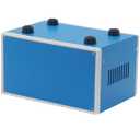 Zulkit Electronic Enclosures Blue Metal Enclosure Project Case DIY Box Junction Case Enclosure Preventive Case 8.3x7.1x5.5inch (210x180x140mm)