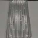 Kingrol 16 Pack Rectangular Plant Drip Trays, Clear Plant Saucers for Indoors, Thick Plastic Window Sill Plant Trays for Flower Pot Planter