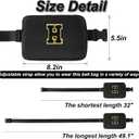 Uygafly Father's Day Gift - Personalized Crossbody Bag | Black
