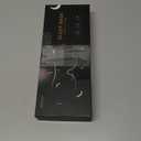 MZOO Luxury Sleep Mask for Back, Side Sleeper, Complete Light Blocking Sleeping Eye Mask Night Blindfold, 3D Zero Pressure & Spacious for Lash Extensions, Breathable Soft Eye Cover Flight Nap Travel (N-black (Silver Edge))