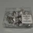 Super Z Outlet Silver Bell Place Card Holders for Table Numbers, Restaurant Menu, Weddings, Party Decoration (12 Pack)