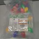 JOYIN 6 Pcs Christmas Light Up Headband and Necklace with 6 Flashing Modes, LED Christmas Bulb Lights Necklace Headband for Kids Women Men Xmas Party Supplies Accessories