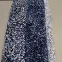 Arotive Microfiber Bathroom Rugs, Shaggy Soft and Absorbent Bath Rug, Non-Slip, Thick Plush Machine Washable Dry Bath Mats for Bathroom, Tub and Shower, 30x17, Blue, Rectangular