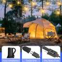 300FT Outdoor String Lights,120+2 Led Waterproof Shatterproof Edison Bulbs