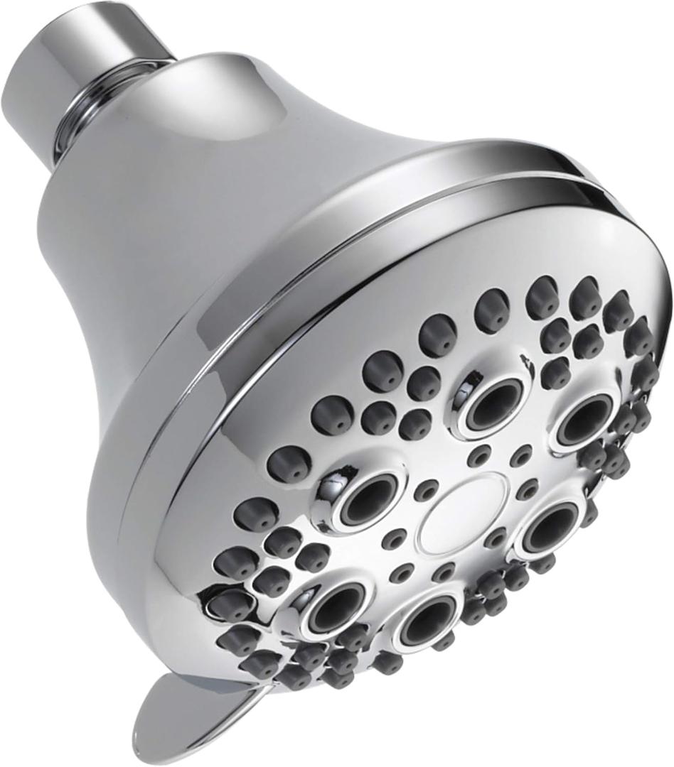 DELTA FAUCET 52634-18-PK Premium Touch-Clean 5-Setting Shower Head, Chrome