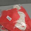 qiqee 100PCS Gift Bag with Handles Bulk Red Paper Bags Multiple Uses (8.3"x3"x6"inch Small Size)