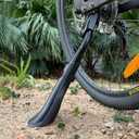 Bike Kickstand 24"-29", Adjustable Height, for Adult Bikes, Kids Bikes, Electric Bikes, Mountain Bikes, Fat Tire Bikes, Motorcycles, Requires 2 Holes in Chainstay (40mm Apart)