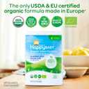 Happy Baby Organics Stage 2 Infant Formula, 6 12 Months, Milk Based Organic Baby Formula Powder with Iron, Probiotics & Prebiotics for Immune & Digestive Support, 22.9 Ounce (Pack of 1)