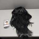 28 inch Fashion Wigs Long Wavy Curly Hair Cosplay Wig & Wig Cap (Black)
