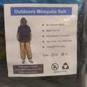 South to East Mosquito Suit - Net Bug Mesh Pants & Jacket with Hood for Outdoor Protection from Bugs, Flies, Gnats, No-See-Ums & Midges - Mosquito Net Clothing for Men & Women with Carrybag, XL Size