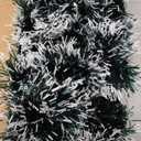 50 Ft Green Christmas Tinsel Garland Metallic Twist Shiny Hanging Garland Decorations for Christmas Tree, Xmas Decor for Holiday Home Party Supplies Indoor Outdoor Decoration