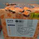 Pura Sensitive Skin Baby Diapers | Size 4 (18-31 lbs) | Hypoallergenic, Totally Chlorine Free, Fragrance Free, Up to 12-Hour Leak Protection | 6 Packs of 22 (132 Diapers)