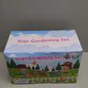 Kids Gardening Set, Outdoor Toys with Wheelbarrow and Kids Garden Tools, Toddler Gardening Set with Repotting mat, Gloves, Apron, Watering Can, Pretend Play Learning Toys for Kids Boys and Girls 3-8