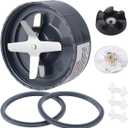 8 Pieces Blender Replacement Parts Extractor Blade for NutriBullet 600w 900w including Gasket Shock Pad and Gear