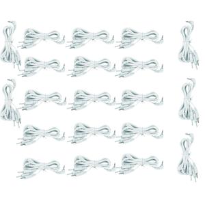 2mm Electrode Wires Cable for TENS Machine Connector Lead Wires,Unit Lead Wires for TENS Electrodes-Pin Electrode Wires-1 to 2,20PCS/Bag (20)