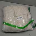 jinchan Winslow Linen Curtains 54 Inch Length Small Window Curtains Embroidered Bordered Floral Drapes Light Filtering for Bathroom Laundry Room Kitchen Farmhouse Decor White on Beige 2 Panels