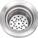 Drain Plug Stainless Steel Sink Plug, Hair Salon Shampoo Basin Drain Plug, Sink Plug with Hair Catcher Accessories for Shampoo Bed