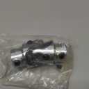 3/4" DD X 3/4" DD Steering U Joint Powder Coated Universal Steering Shaft Coupler U Joint Max Angle 35 Degree (3-1/4") 83mm Chrome